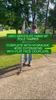 FOR SALE USED GREENLEE POLE TAMPER H4802 60'