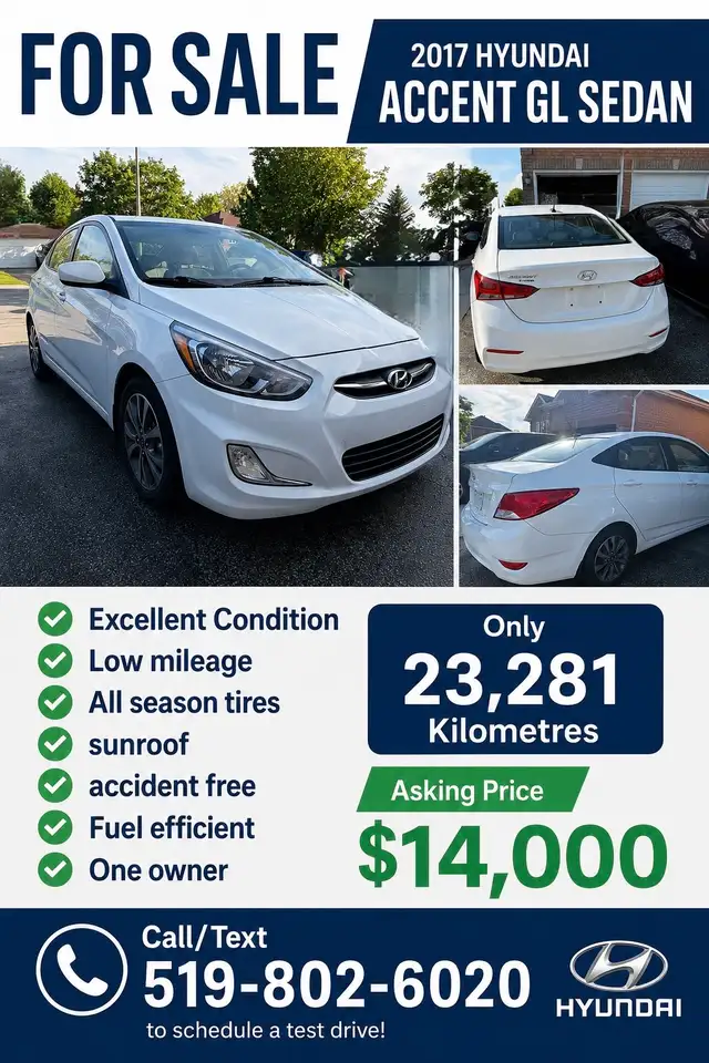 2017 Hyundai Accent GL Sedan