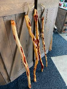 Diamond Willow Hiking Sticks - Photo 3
