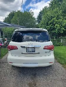 2011 Infiniti QX56 white with beige interior 5.6 L V8 - Photo 3