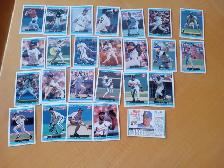 Carte Baseball Donruss McDonald92 Série 25/ 26 cartes 120626-296