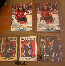 Hughes and Marner Rookie Hockey Cards