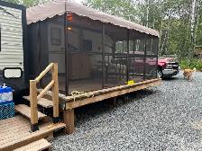 trailer and seasonal site poplar bay Manitoba - Photo 7