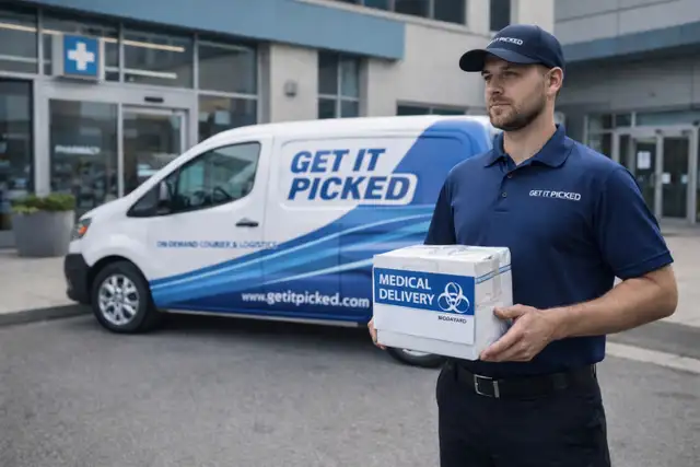 medical courier driver