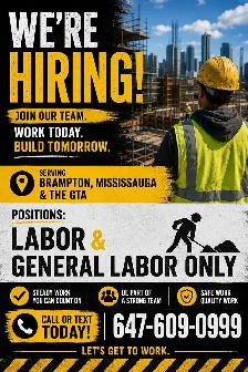 Labor and General Labor Positions