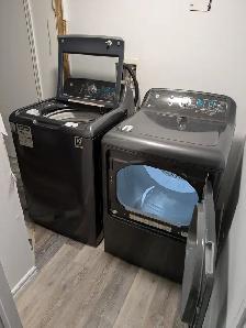 Laveuse/sécheuse GE Gris Top load 27'' (acheté 29/12/ 2024)