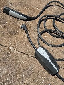 Tesla Mobile Charger at home or on the road charging