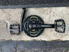 NCM Moscow Plus Crankset & Wellgo Pedals