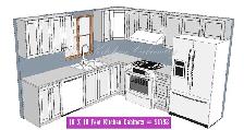 PRE-ASSEMBLED MDF KITCHEN CABINETS 12 feet $1259/- - Photo 2