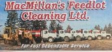 MacMillan's Feedlot Cleaning Ltd. Business