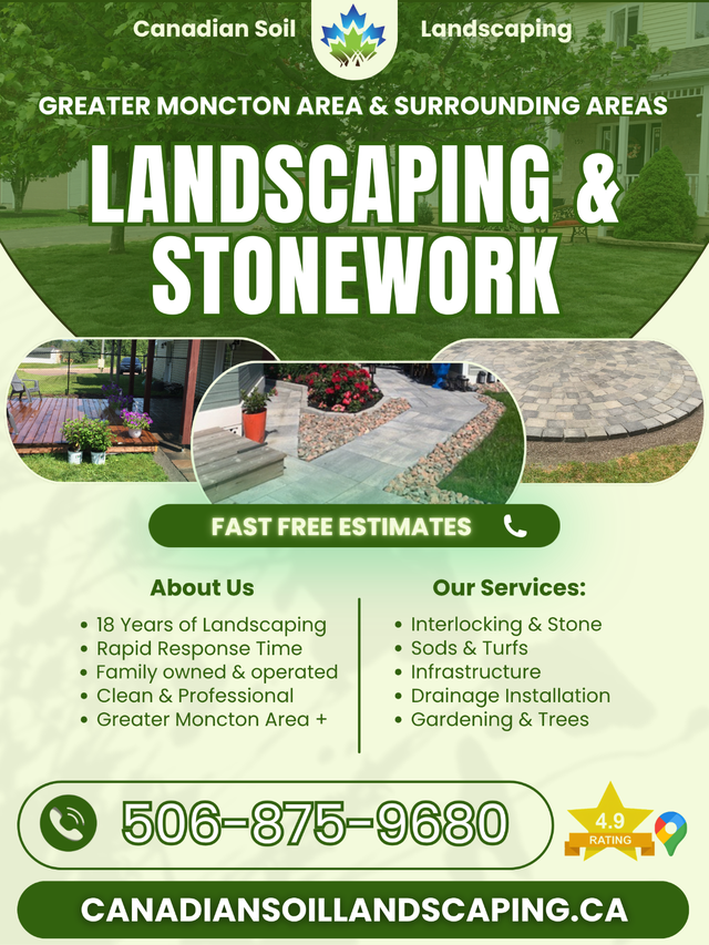Canadian Soil Landscaping is offering Free Quotations!!