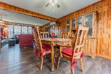 Elm dining table set and hutch - Photo 2