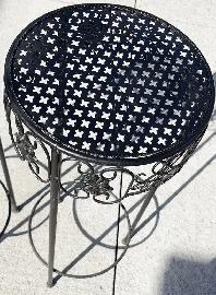 2 wrought iron plant stands - $20 for the pair - Photo 2