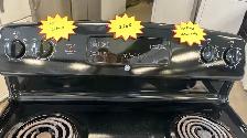 GE 30" Coil Top Black Stove-30-Day Warranty Delivery Available - Photo 4