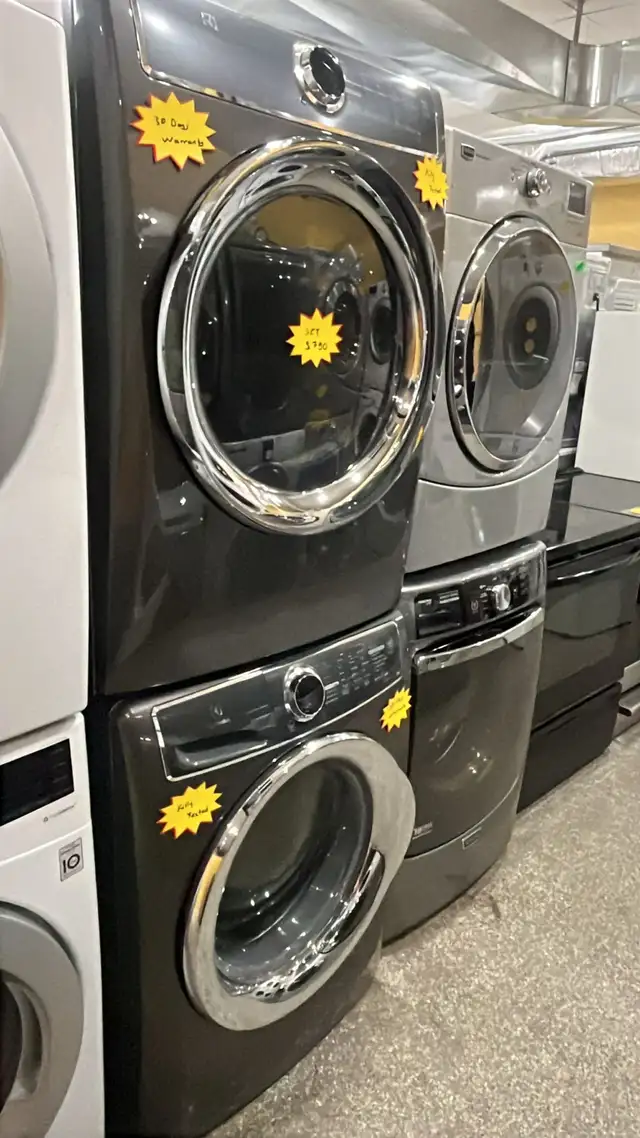 27" Europe Quality Electrolux Stackable Washer&Dryer Set