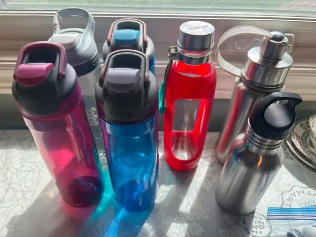 7 Water Bottles - $15 obo