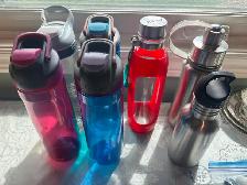 7 Water Bottles - $15 obo