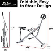 Sunny Row-N-Ride® Squat Assist Machine for Abs, Glute, Arm, Legs - Photo 5