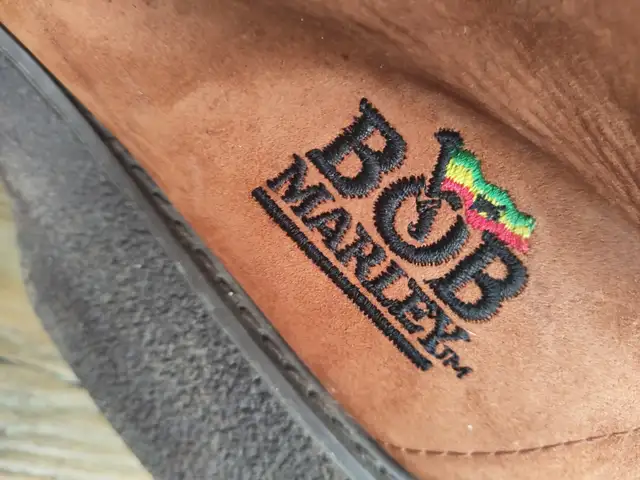 Bob Marley leather shoes sz 13 good condition