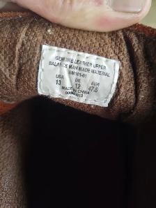 Bob Marley leather shoes sz 13 good condition - Photo 2
