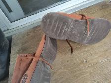 Bob Marley leather shoes sz 13 good condition - Photo 3