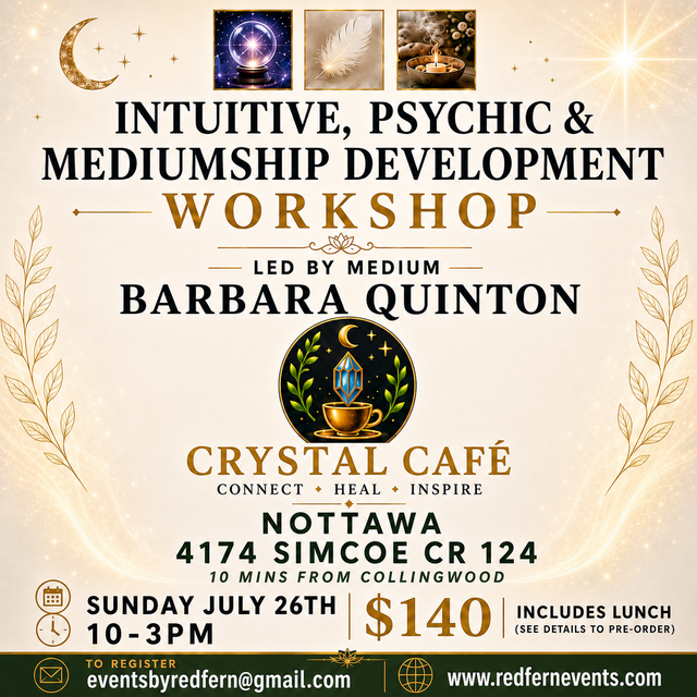 Intuitive, Psychic and Mediumship Development Workshop