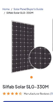 330W SOLAR PANEL MONOCRYSTALLINE