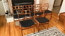 Mid century TEAK TECK. Ensemble salle à manger / GRANDE Table - Photo 5