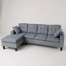 Super Clearance Sale On Beautiful Grey Couch