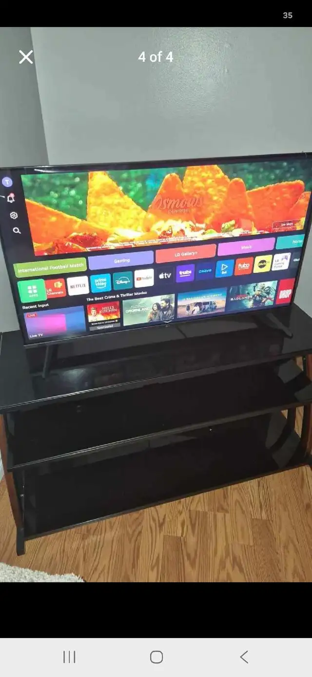 4K 43 Inch LG Smart Tv For Sale