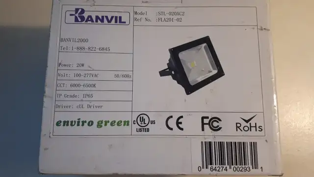 Luminaires neufs (2) 20W