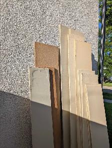 Used MDF shelf boards