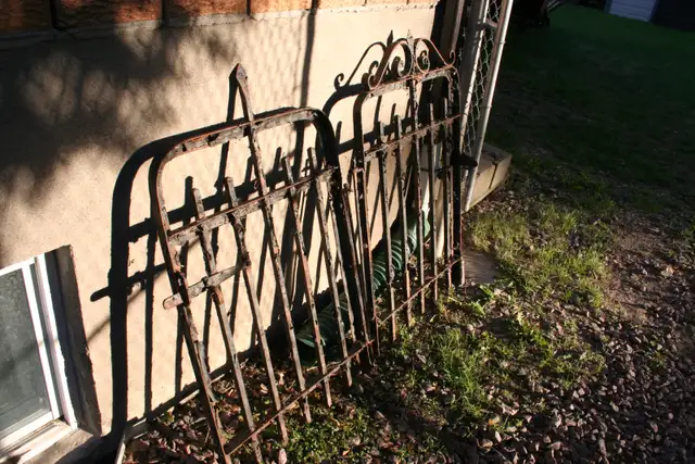 2-Portes cloture jardin fer forgé (Livraison possible)