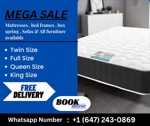 Mattress   Bed frames Sale (Cash on delivery)