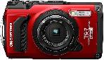 OM SYSTEM Tough TG-7 Red Underwater Camera   64GB SanDisk Card