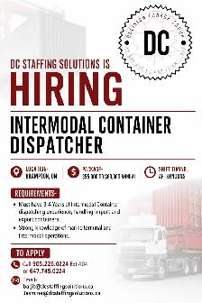 Hiring Intermodal Container Dispatcher