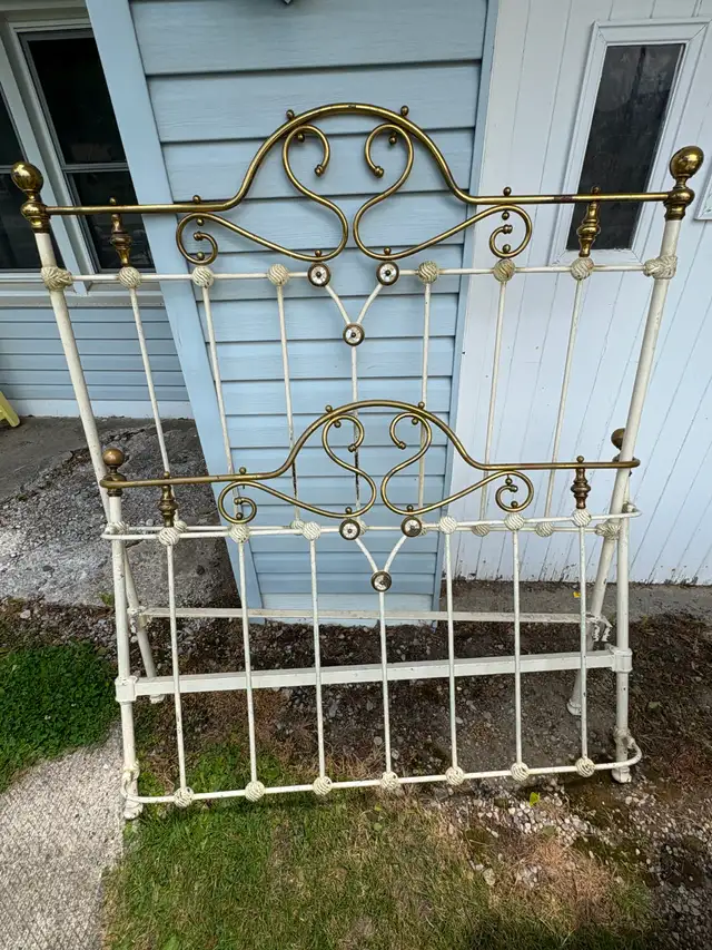 Antique 'double' bed frame.  Beautiful condition.