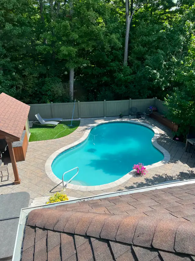 PRIVATE KIDS SWIM LESSONS IN BACKYARD HEATED POOL