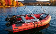 12 ft inflatable fishing boat easy to transport carry& storage - Photo 2