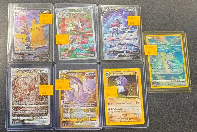 Individual Pokemon Cards Ranging from 1999 to 2025 x7 Listed