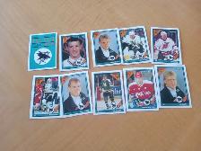 Carte Hockey O-Pee-Chee91-92 SharksSan Jose 10 cartes170626-648