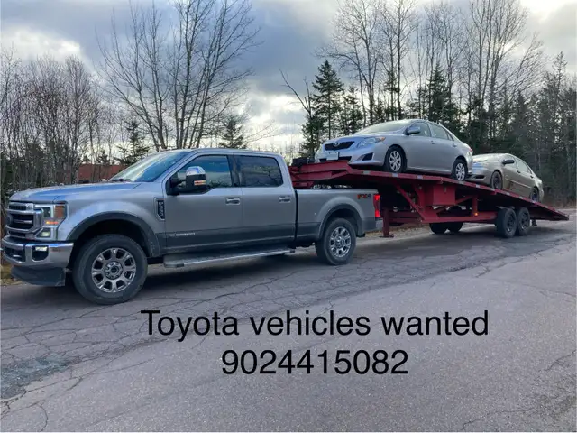 buying Toyota vehicles any condition