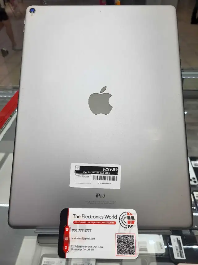 Apple iPad Pro 12.9″ (2nd Generation) – 64GBPrice: $299.99
