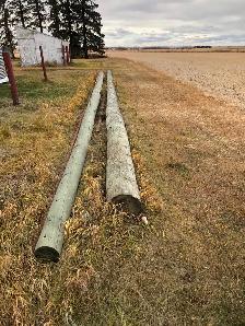 lightly used power poles