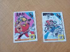 Carte Hockey Panini 1992 Les fous du hockey Tex Leetch170626-341