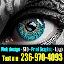 Website Graphic Designer SEO Design Web Logo Print Shopify Local