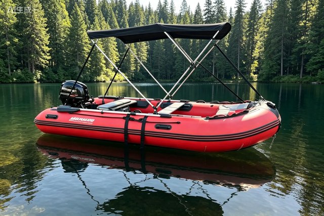 12 ft Inflatable Boat for Fishing, Camping & Lake Trips