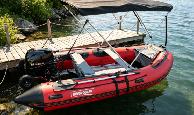12 ft Inflatable Boat | Great for Fishing & Lake Adventure - Photo 4