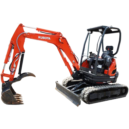 Kubota U25 Compact Excavator Rentals Calgary - Free Delivery