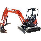 Kubota U25 Compact Excavator Rentals Calgary - Free Delivery